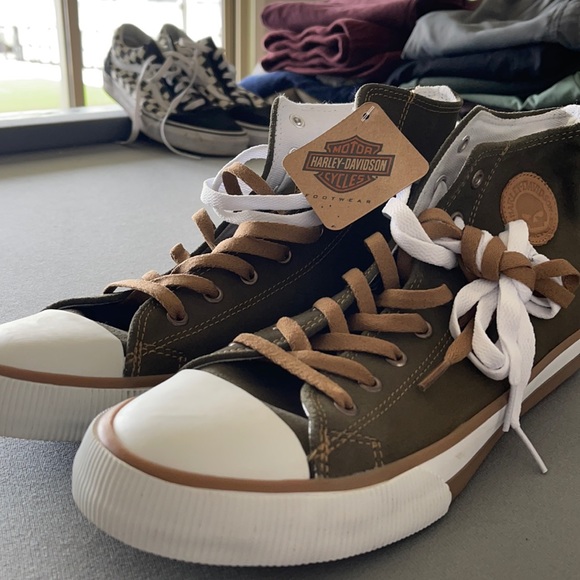 Converse Hi Tops // Harley Davidson collab